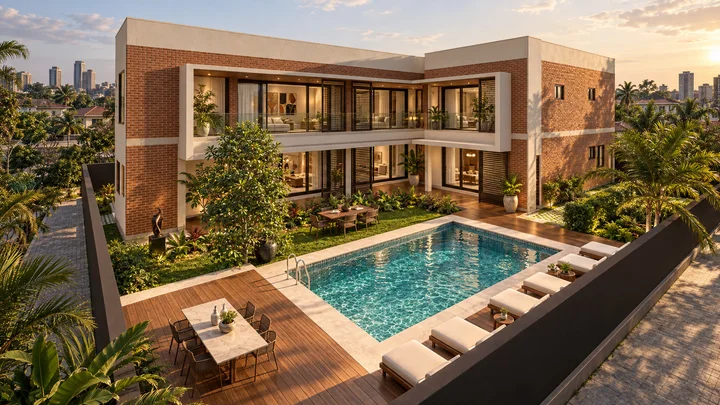 Villa avec piscine à Kinshasa