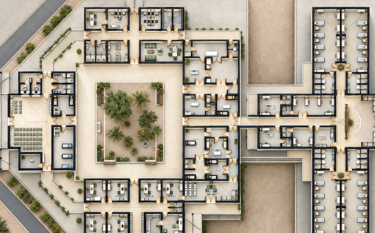 Vues du projet — Centre hospitalier de Kinshasa — vue 2