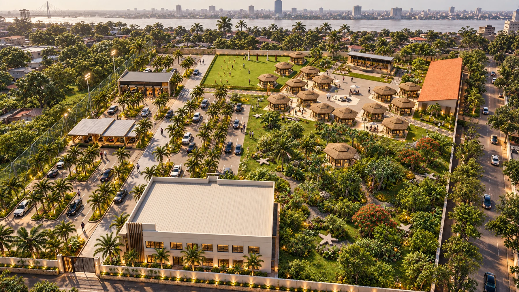 Complexe sportif à Kinshasa