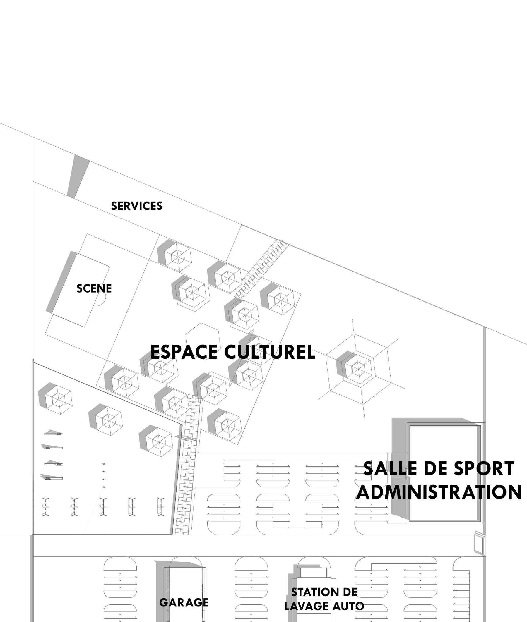 Vues du projet — Complexe sportif à Kinshasa — vue 4