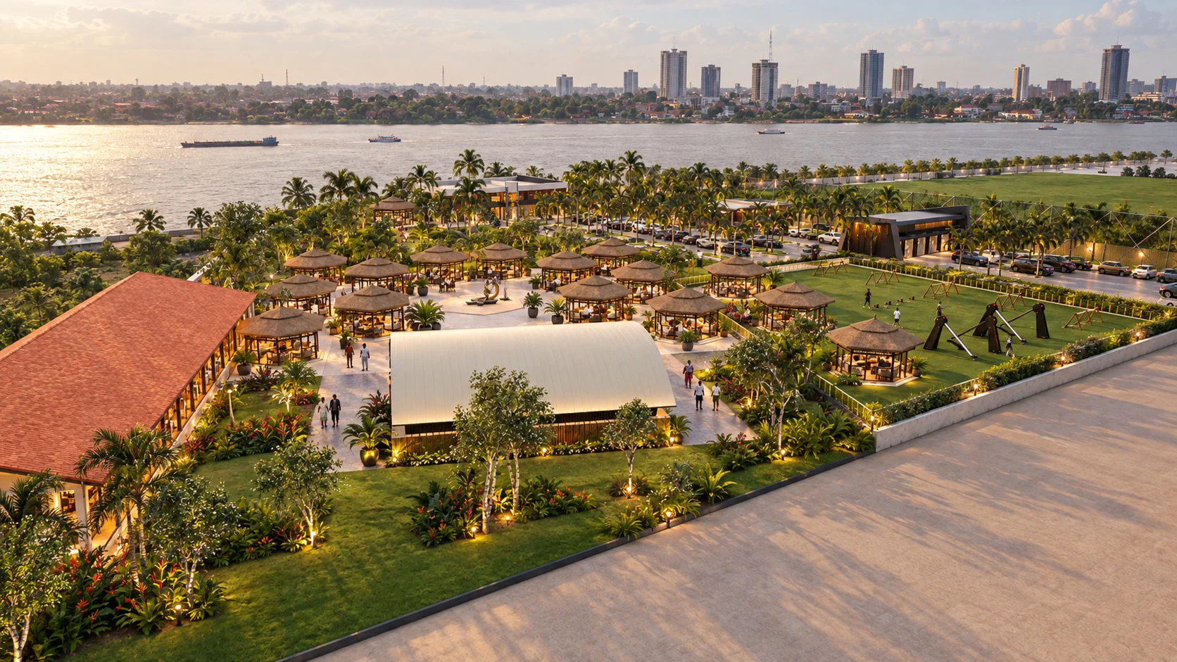 Rendus — Complexe sportif à Kinshasa — vue 7
